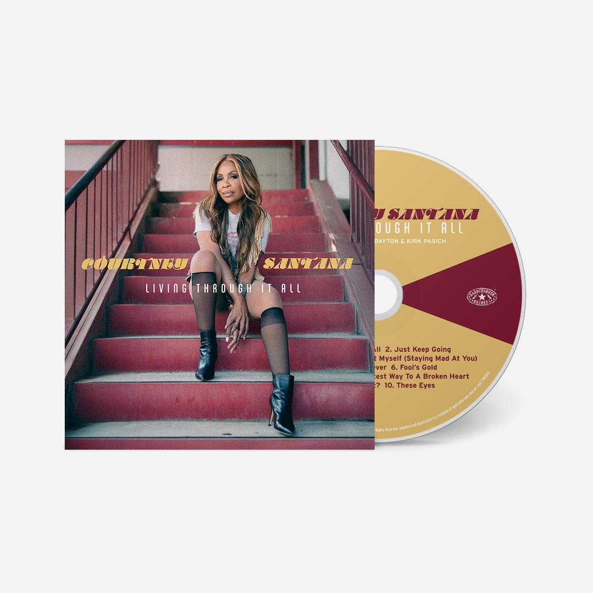 レア インディソウル Courtney King Be About It CD Living Through It All - CD – Hardcharger Records
