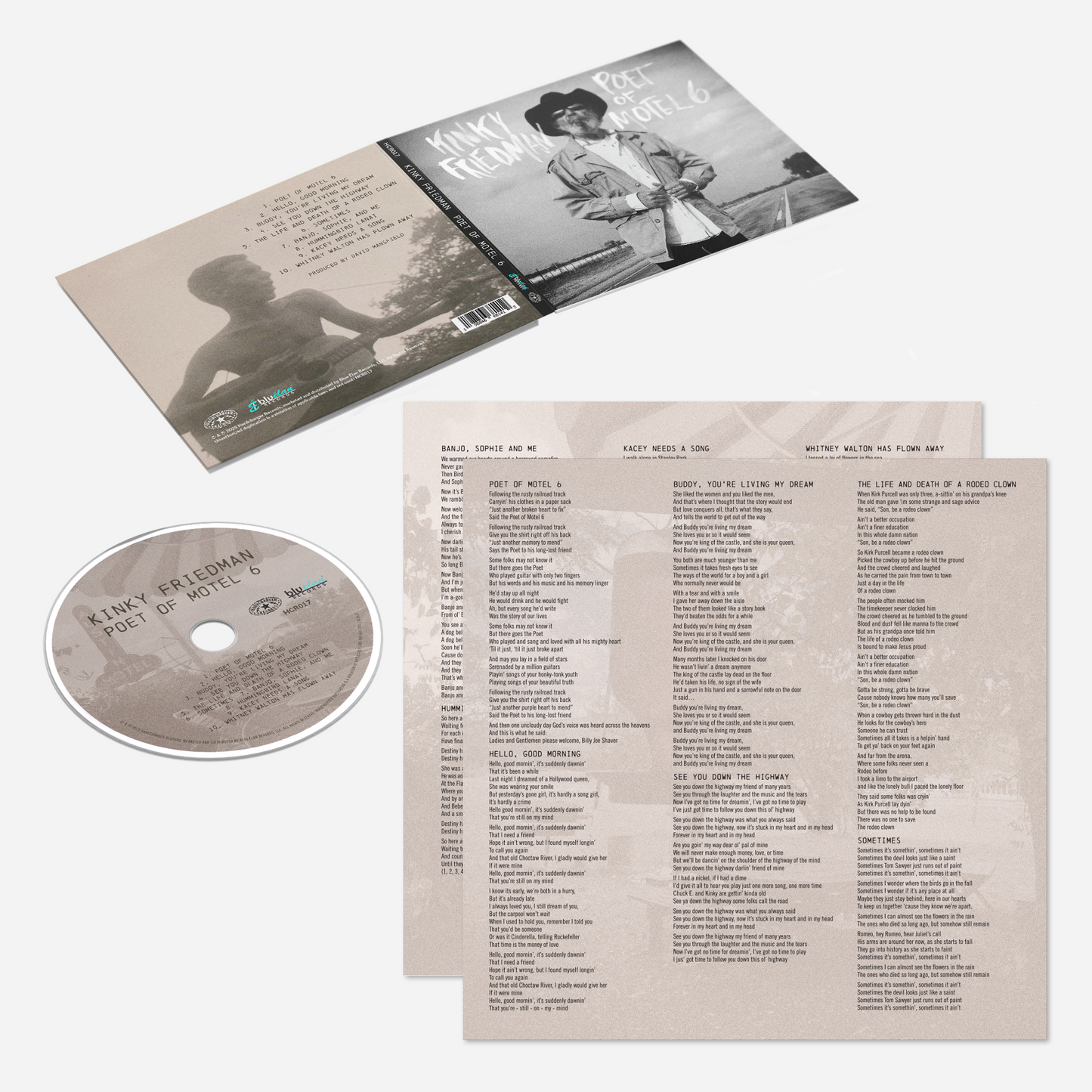 Poet of Motel 6 x Shinyribs CD Bundle