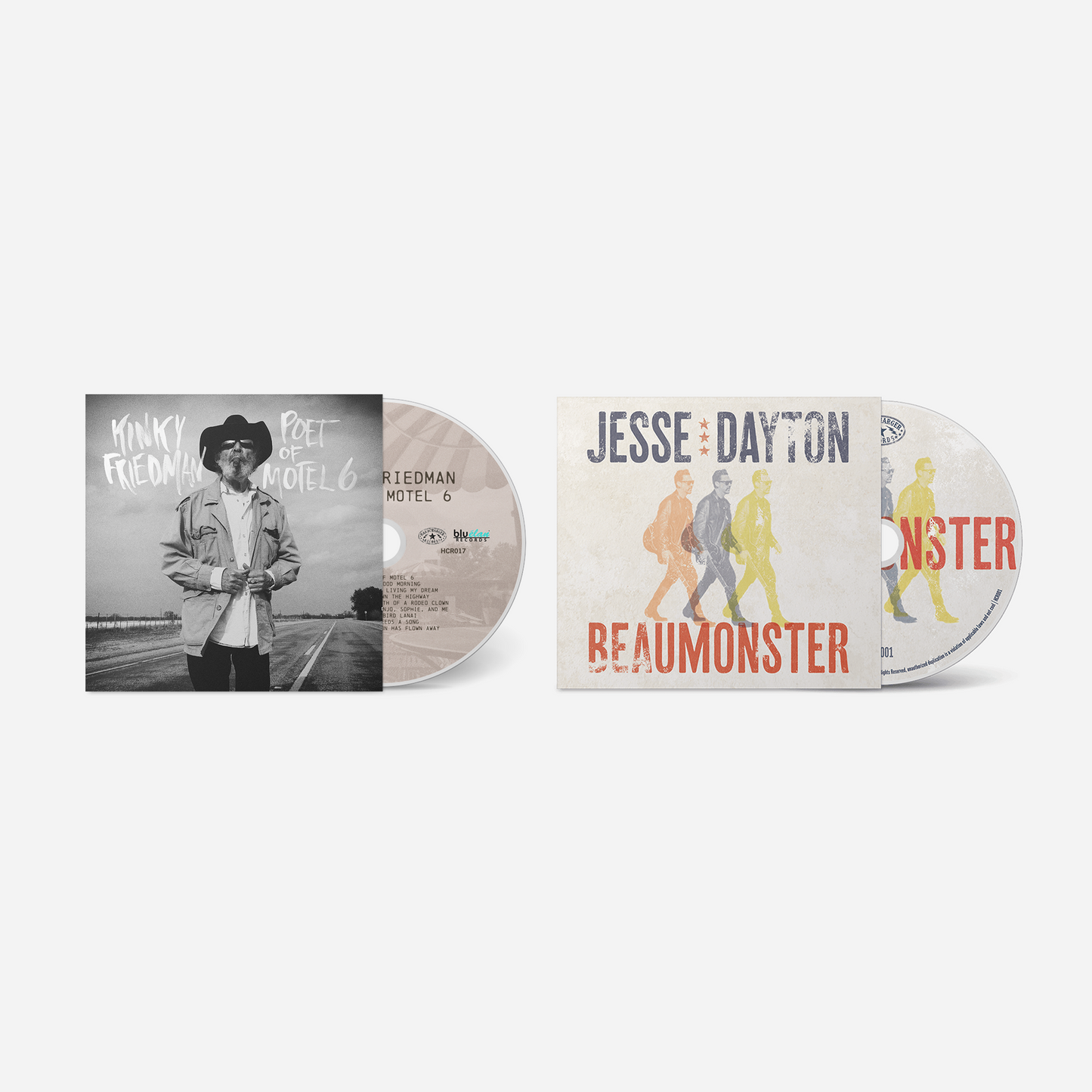 Poet of Motel 6 x Jesse Dayton CD Discography Bundle