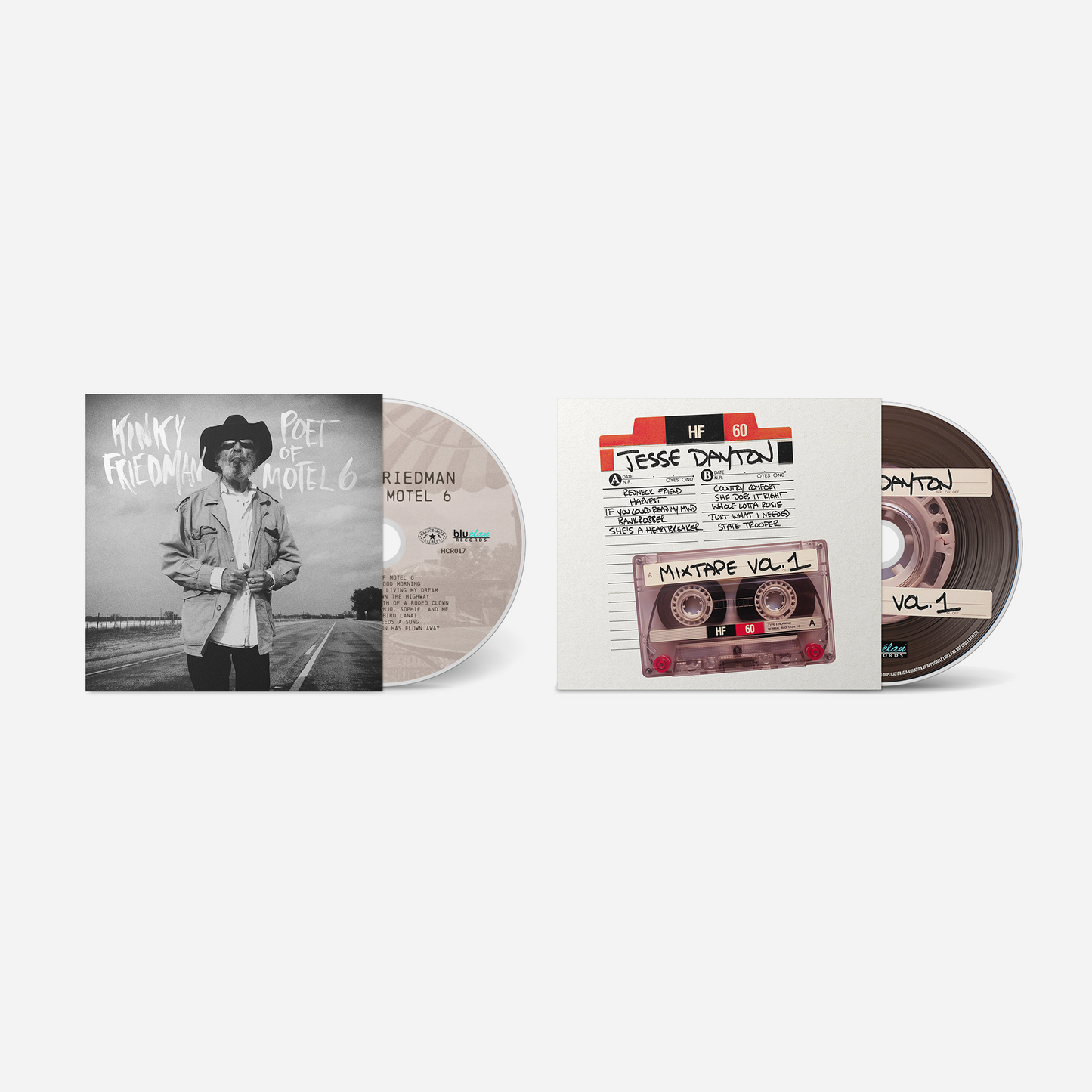 Poet of Motel 6 x Jesse Dayton CD Discography Bundle