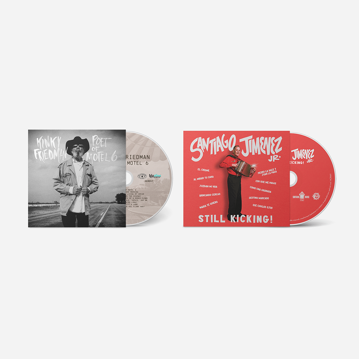 Poet of Motel 6 x Santiago Jimenez, Jr. CD Bundle
