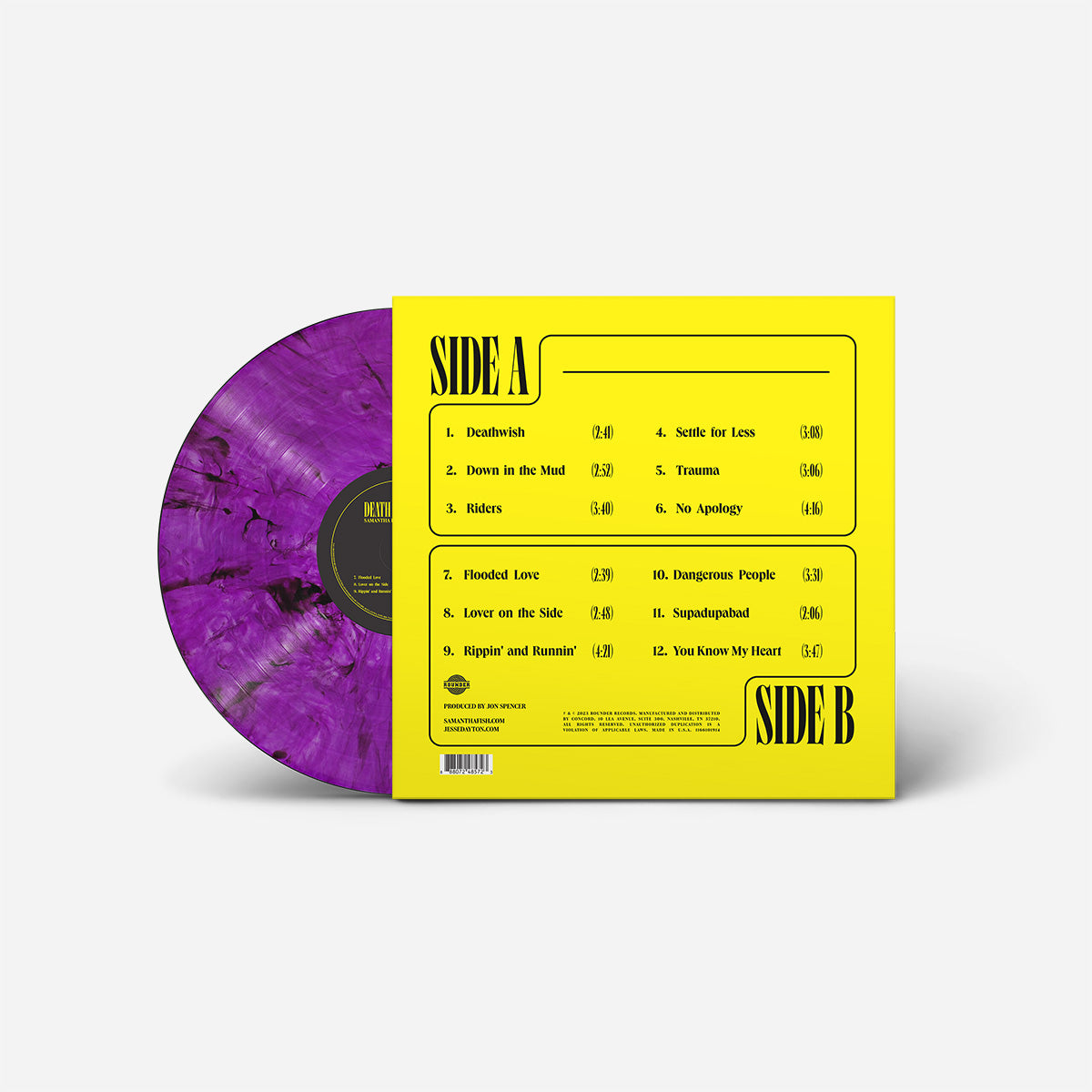 Death Wish Blues - Exclusive Purple Smoke LP